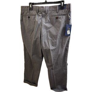 Polo Ralph Lauren Pants Men 36x30 (36x26)  Gray Chino Classic Fit Hemmed  Logo